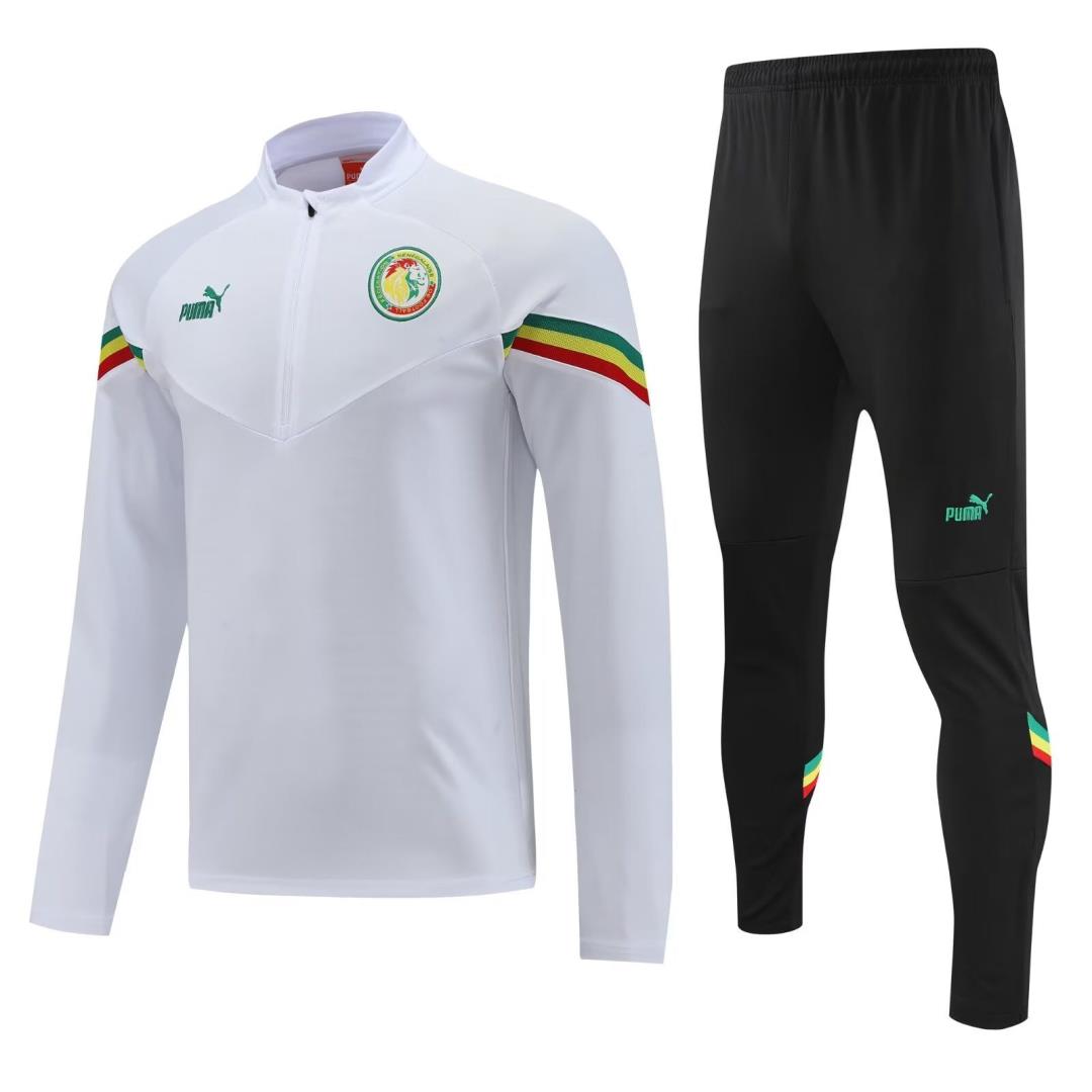 AAA Quality Senegal 22/23 Tracksuit - White